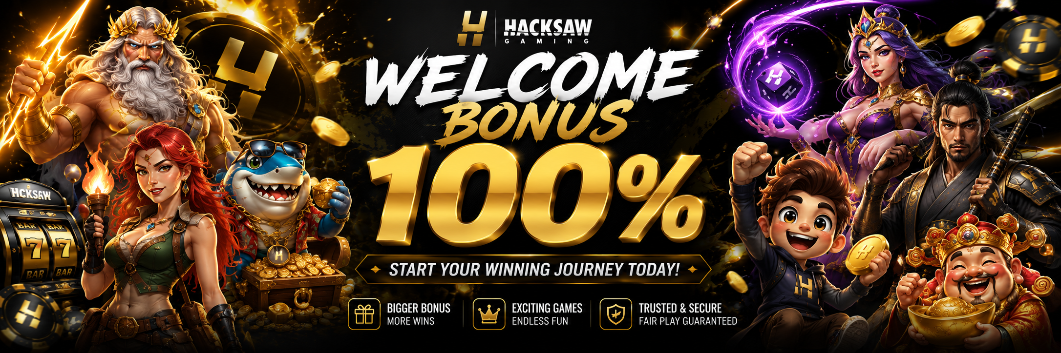 Welcome Bonus 100% Match